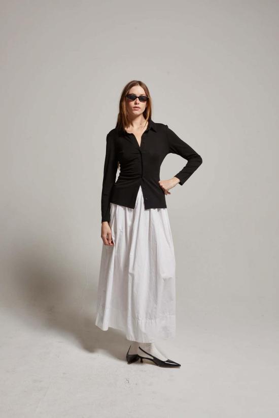  아셀 롱 스커트 애셔 케이트 팝린  화이트 - ASHER