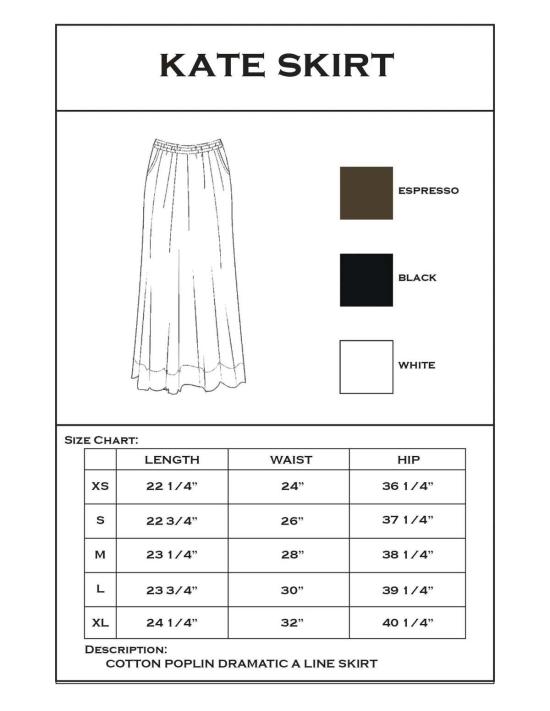  아셀 롱 스커트 애셔 케이트 팝린  화이트 - ASHER