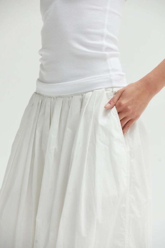  아셀 롱 스커트 애셔 케이트 팝린  화이트 - ASHER