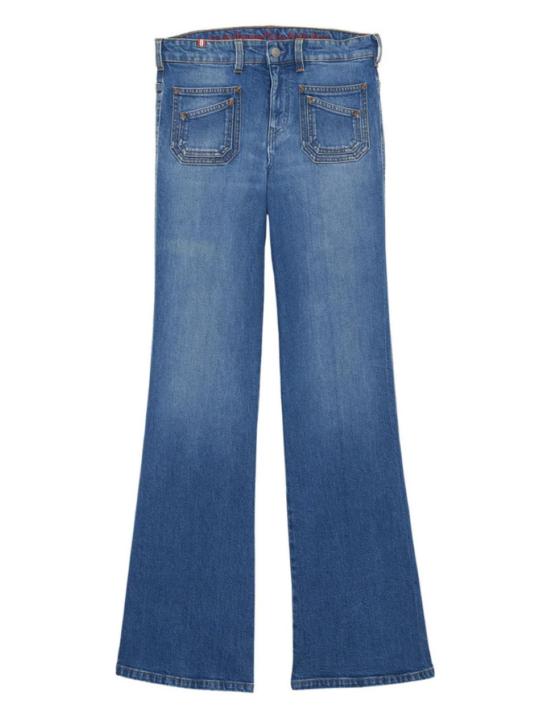  이네스 드 라 프레상쥬 데님 팬츠 Ines De La Fressange 릭 진 블루