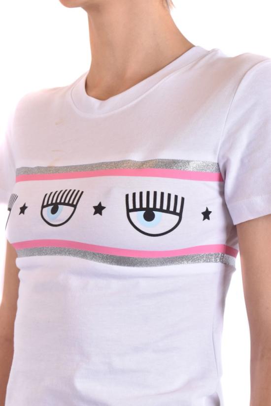  키아라 페라그니 반팔 티셔츠 72CBHT15 CJT00003 White - CHIARA FERRAGNI