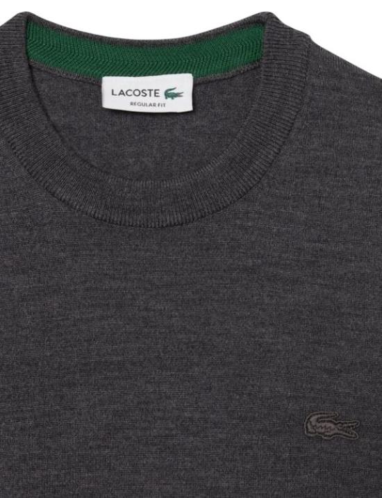 25FW 라코스테 스웨터 AH1969 Black - LACOSTE