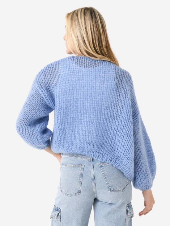  Maiami 가디건 모헤어 봄버 카디건 파우더 블루 - OTHER BRANDS