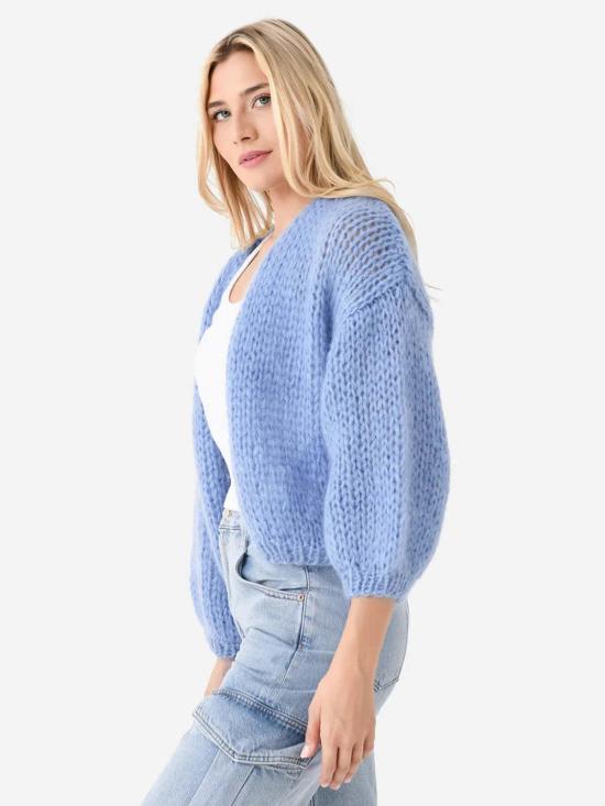  Maiami 가디건 모헤어 봄버 카디건 파우더 블루 - OTHER BRANDS