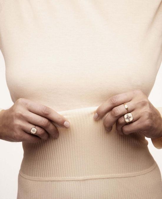  파스칼 몽부아쟁 반지 파스칼 몽부아신 피에로 링 화이트 - PASCALE MONVOISIN