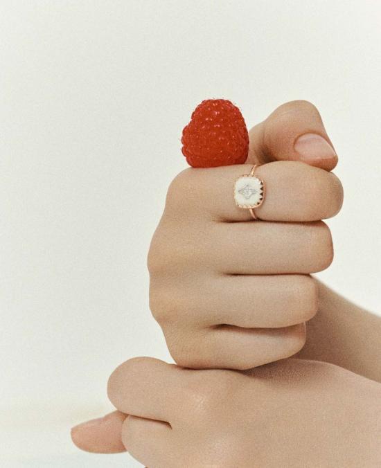  파스칼 몽부아쟁 반지 피에로 링 화이트 - PASCALE MONVOISIN