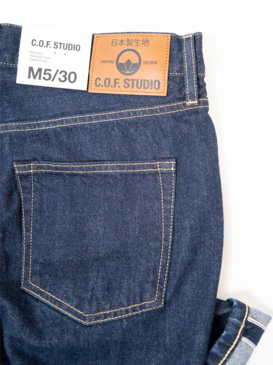  C.O.F. Studio 데님 팬츠 C.O.F. 스튜디오 M5 13oz 쿠로키 셀비지 진 - OTHER BRANDS