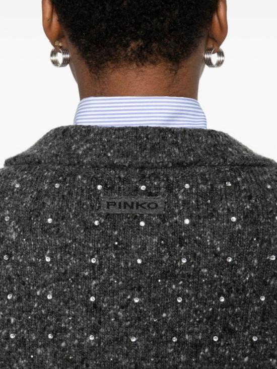 25FW 핑코 긴팔 티셔츠 105684 A2U4 Black - PINKO