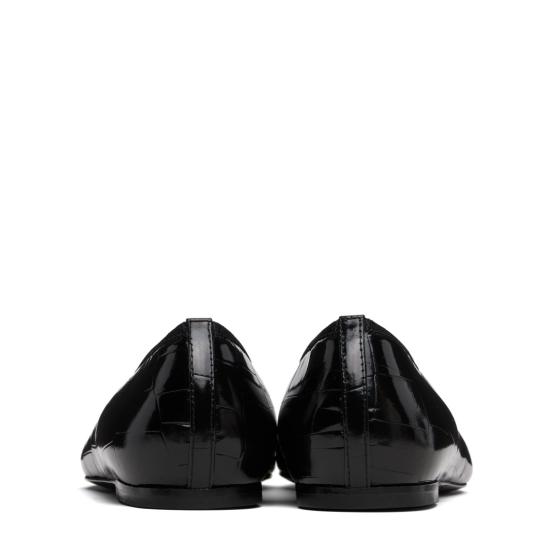 25FW 토템 플랫 슈즈 253WAS0218LE0153 Black - TOTEME