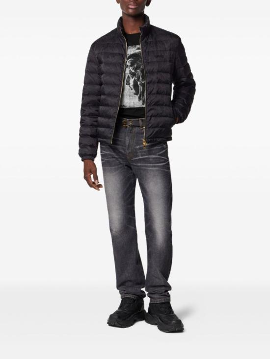 25FW 베르사체 반팔 티셔츠 1013302 Black - VERSACE