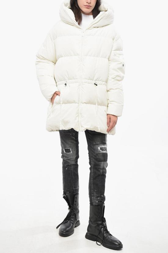  베이컨 롱패딩 BACPIGIA555 BAC076 White - BACON