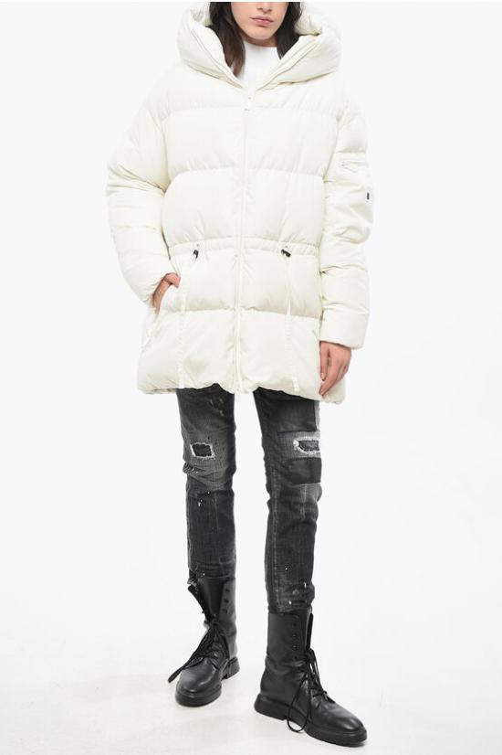  베이컨 롱패딩 BACPIGIA555 BAC076 White - BACON