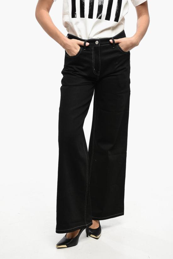  쿠레쥬 스트레이트 팬츠 324DPA253DE0020 B044 Black