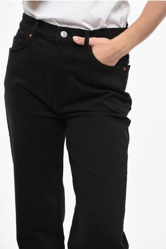  리던 데님 팬츠 193 3W7STRT B BLACK Black - RE/DONE