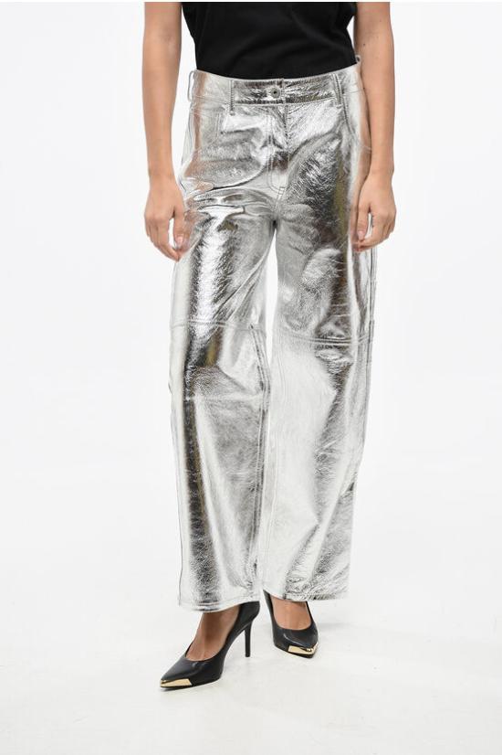  인테리어 가죽 팬츠 715INT PS24 ALUMINUM Silver