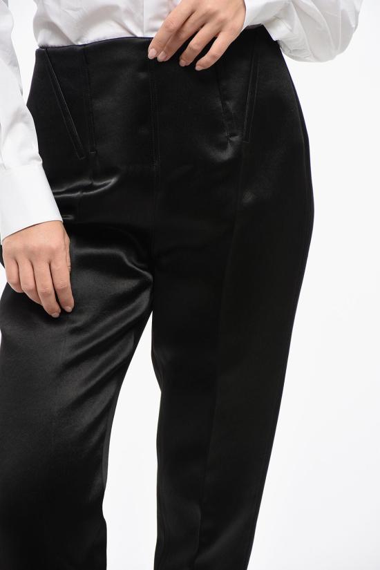  막스마라 스트레이트 팬츠 2412131013600 003 Black - MAX MARA