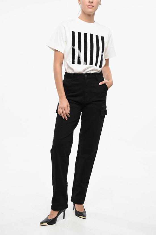  데일리 페이퍼 스트레이트 팬츠 2322036 BLACK Black - DAILY PAPER