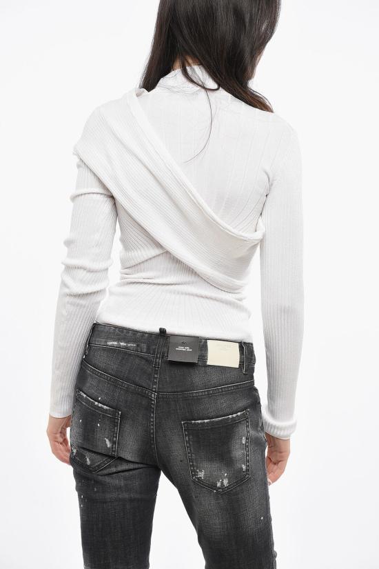  뮈글러 터틀넥 24F2TO07471116 1003 White - MUGLER