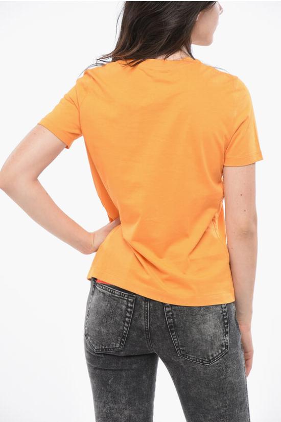  디젤 반팔 티셔츠 A05033 0GRAI 3CL Orange - DIESEL