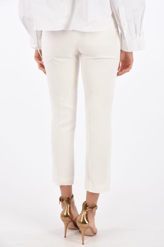  알렉산더 맥퀸 스트레이트 팬츠 WH0 584968 QEAAA 9007 White - ALEXANDER MCQUEEN