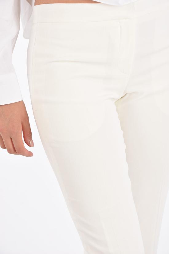  알렉산더 맥퀸 스트레이트 팬츠 WH0 584968 QEAAA 9007 White - ALEXANDER MCQUEEN