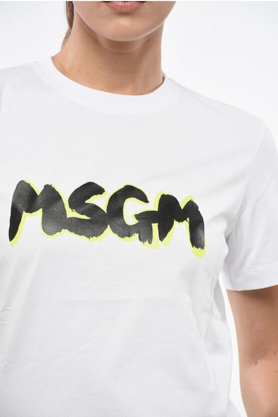  엠에스지엠 반팔 티셔츠 3441MDM206 237002 01 White - MSGM