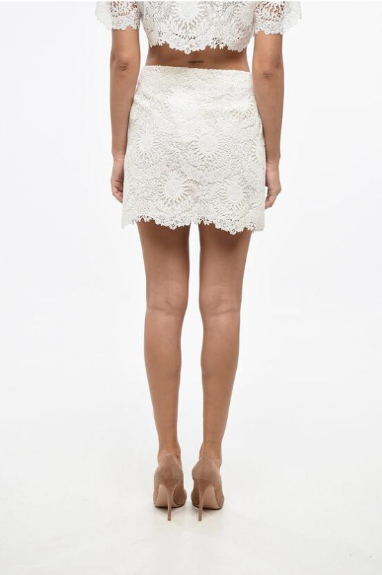  디올 숏 스커트 441J92A8997 0150 White - DIOR