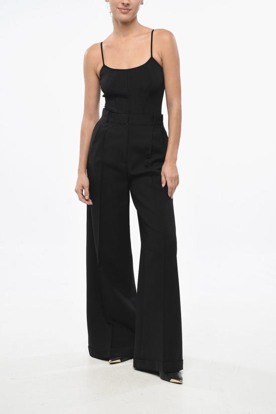  디올 스트레이트 팬츠 441P24A1030 9000 Black - DIOR