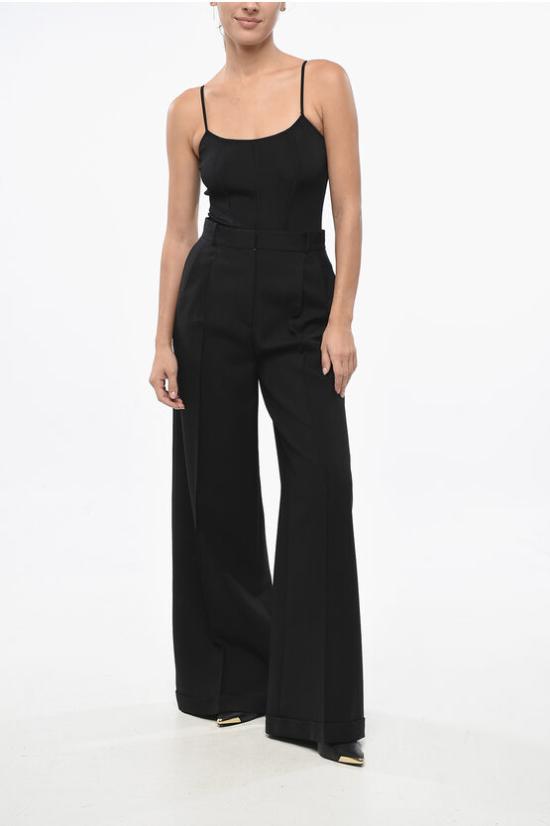  디올 스트레이트 팬츠 441P24A1030 9000 Black - DIOR