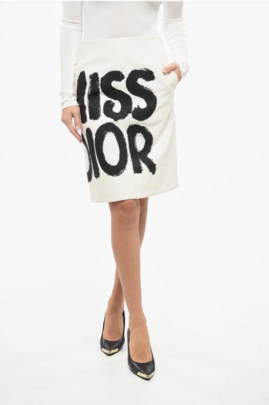  디올 숏 스커트 451J17P1030 0901 White