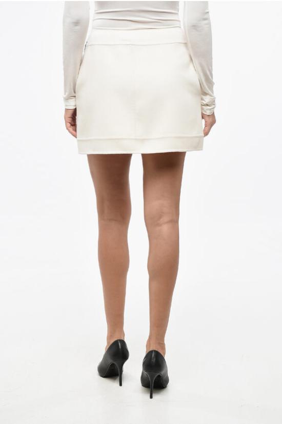  디올 숏 스커트 450J12P1116 0902 White - DIOR