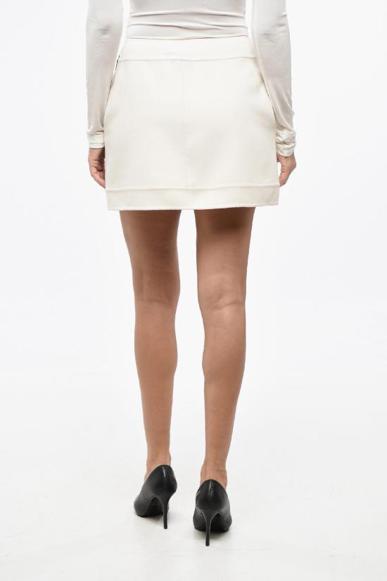  디올 숏 스커트 450J12P1116 0902 White - DIOR