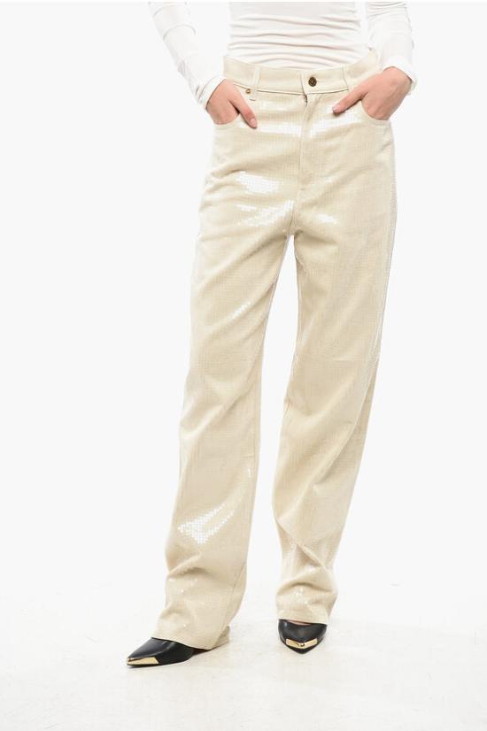  골든구스 스트레이트 팬츠 GWP00844 P001679 15103 Beige