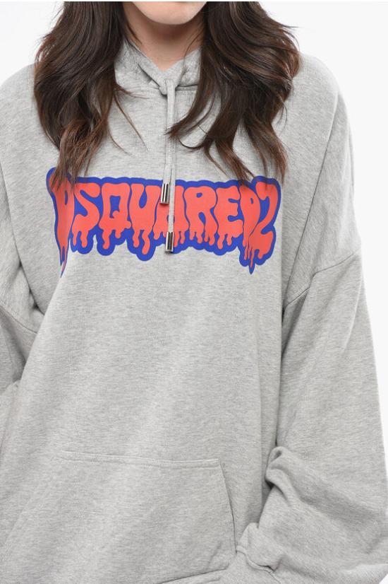  디스퀘어드2 후드 티셔츠 S75GU0503S25584857M Gray - DSQUARED2