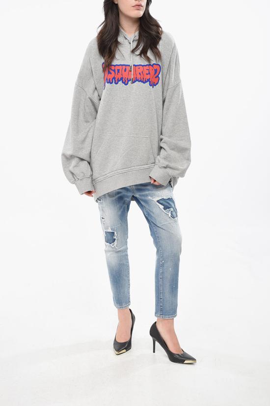  디스퀘어드2 후드 티셔츠 S75GU0503S25584857M Gray - DSQUARED2