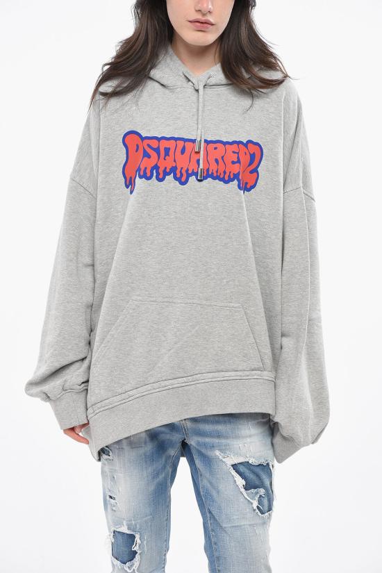  디스퀘어드2 후드 티셔츠 S75GU0503S25584857M Gray