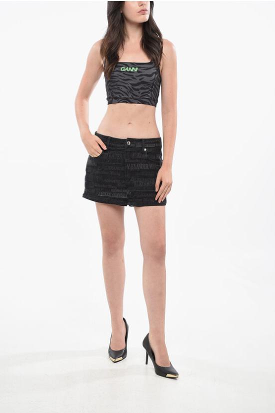  가니 민소매 티셔츠 T3963 252 Gray - GANNI