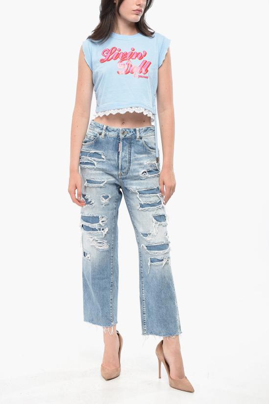  디스퀘어드2 데님 팬츠 S75LB0808S30309470 Blue - DSQUARED2