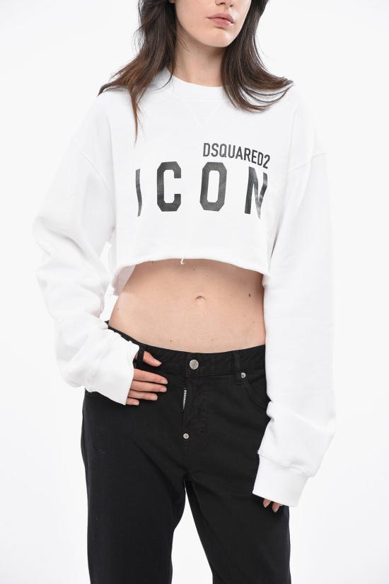  디스퀘어드2 긴팔 티셔츠 S80GU0043S25516966 Black White