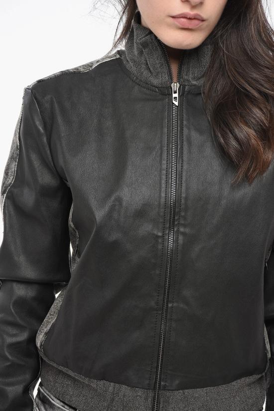  디젤 가죽 자켓 A14029 0LIBE 9XXA Black - DIESEL