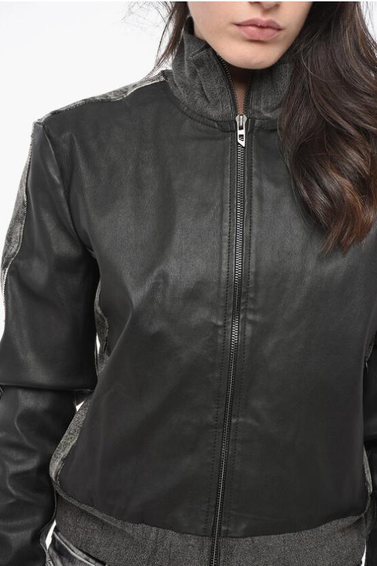  디젤 가죽 자켓 A14029 0LIBE 9XXA Black - DIESEL