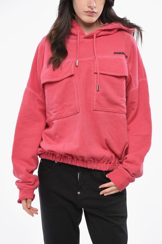  디스퀘어드2 후드 티셔츠 S75GU0475S25030245 Pink