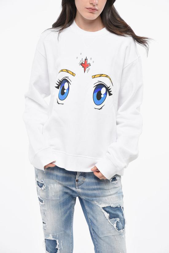  디스퀘어드2 긴팔 티셔츠 S75GU0485S25516100 White