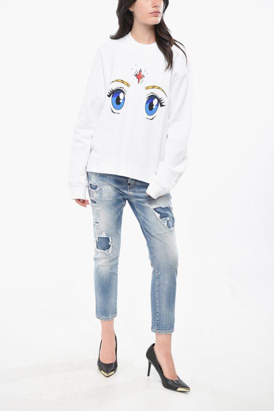  디스퀘어드2 긴팔 티셔츠 S75GU0485S25516100 White - DSQUARED2