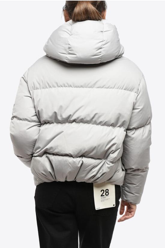  베이컨 숏패딩 BACPIGIA556 CLOUD LIGHT GREY Gray - BACON