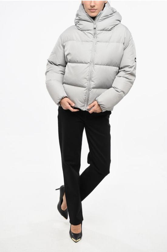  베이컨 숏패딩 BACPIGIA556 CLOUD LIGHT GREY Gray - BACON