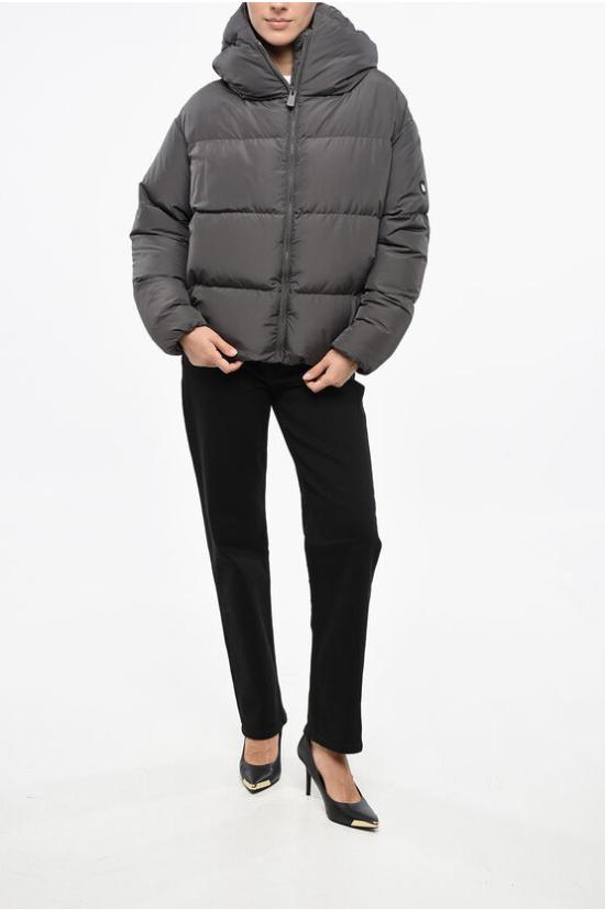  베이컨 숏패딩 BACPIGIA556 CLOUD DARK GREY Gray - BACON