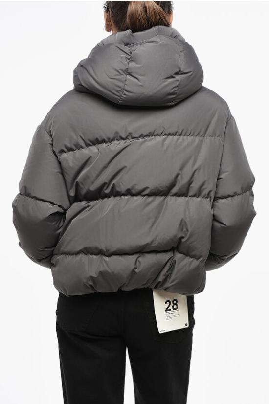  베이컨 숏패딩 BACPIGIA556 CLOUD DARK GREY Gray - BACON