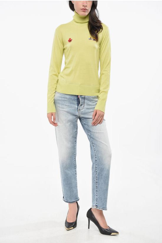  디스퀘어드2 터틀넥 S75HA1229S18310172 Yellow - DSQUARED2