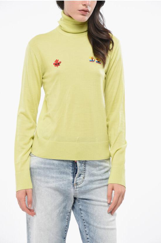  디스퀘어드2 터틀넥 S75HA1229S18310172 Yellow